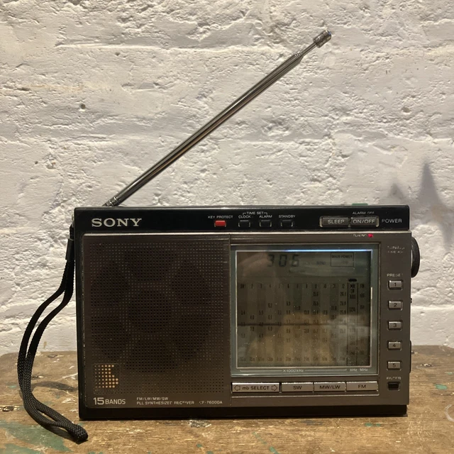 SONY ICF-7600DA 15 Band Full Synthesized World Receiver Radio