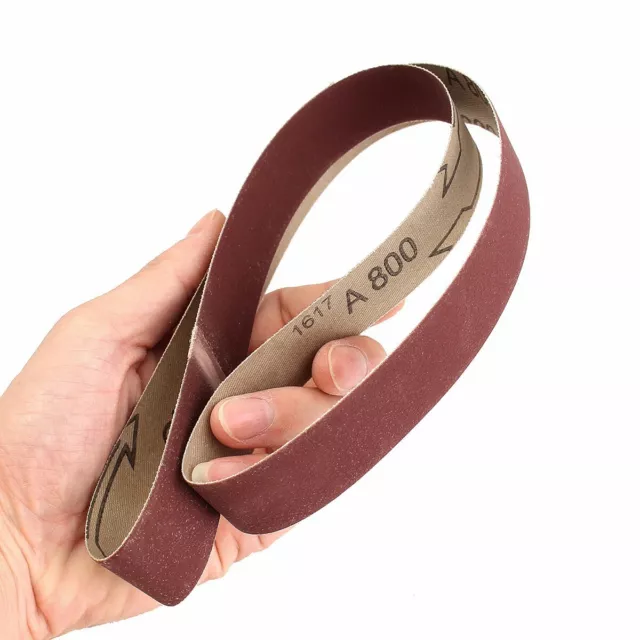 25x762mm 1"x30" Sanding Belts Aluminum Oxide Sander Abrasive Belt 60-1000 Grit