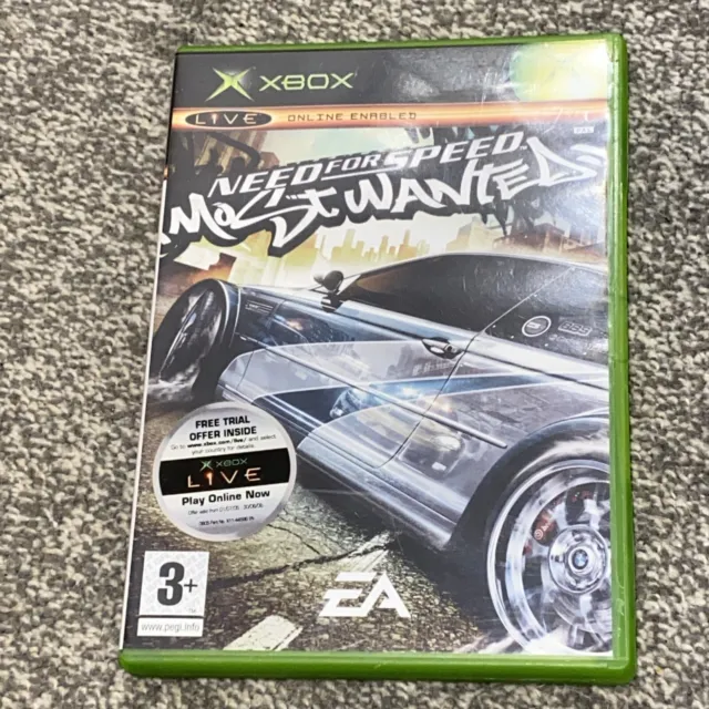 XBOX Need For Speed Most Wanted Xbox 2005 With Manual extra leaflets & case VGC