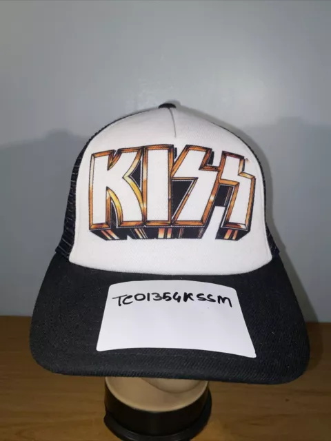 KISS Rock Band Logo Snapback Trucker Hat Snap Back Cap ORIGINAL SAMPLE OFAK