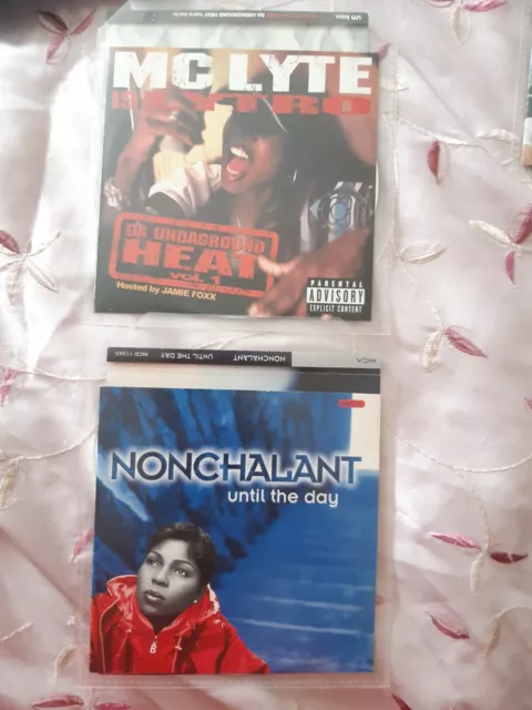 MC lyte da underground heat and nonchalant till the day 2 CD albums