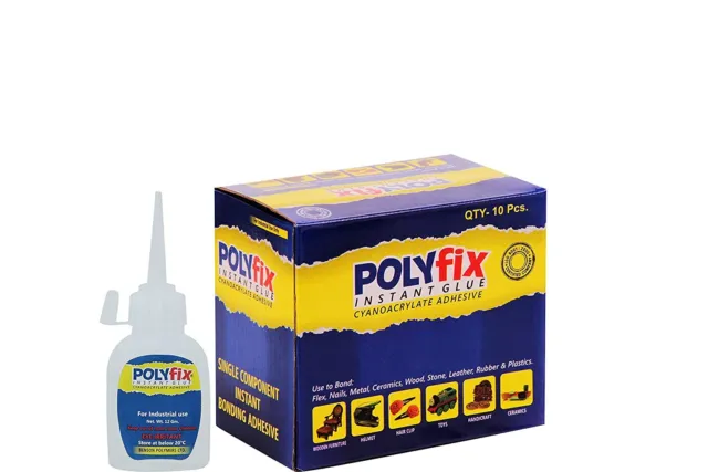 POLYFIX Tiles Gap Repair Super Glue (10 pc pack, 12 grams each)