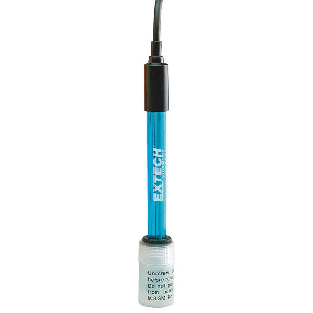 EXTECH PH305 Electrode,pH mV,0 to 14,Bulb