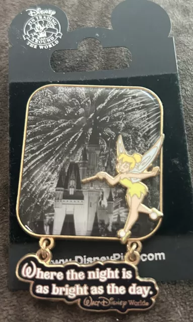Disney World Tinkerbell Where The Night Is As Bright As The Day Pin