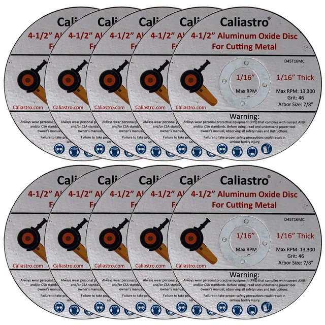 4 1/2 Inch Cut Off Wheels for Metal and Stainless Steel Cutting Wheel for Ang...