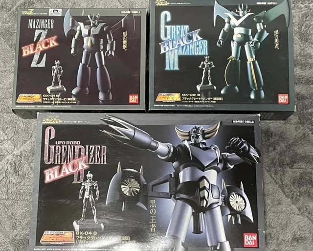 Goldorak Super Alloy Soul Black Piece Set Gx-01B 02B 04B Mazinger Great Ufo Bo G