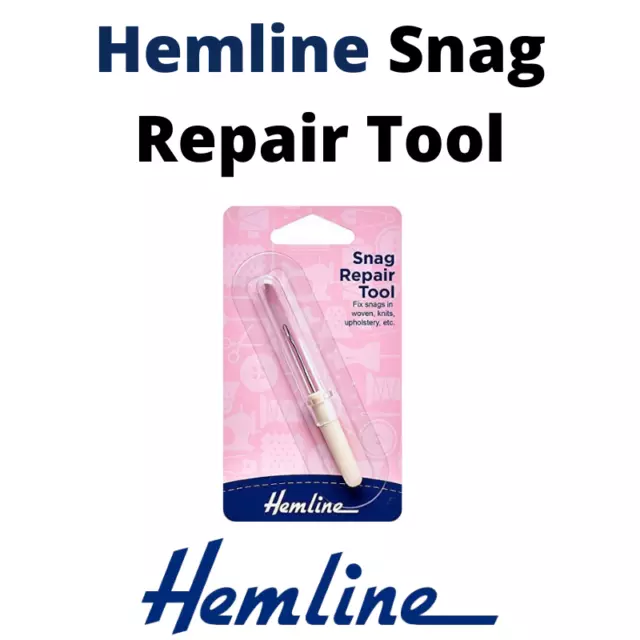 Hemline Snag Repair Tool. Snags, Woven, Knitting, Upholstery, Fabric, Textiles