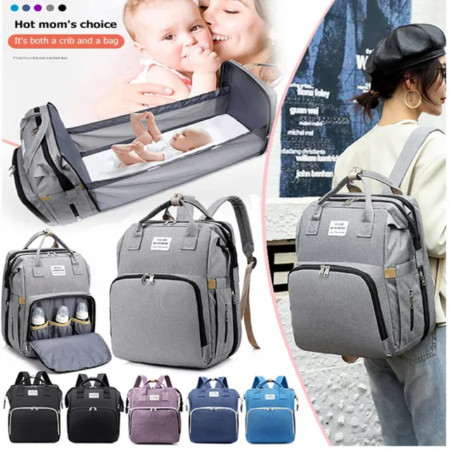 Baby Diaper Bag Backpack Travel Maternity Nappy Backpack Waterproof Changing Pad