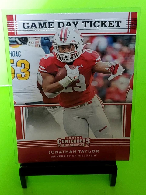 2020 Panini Contenders Draft Picks Game Day Tickets #10 Jonathan Taylor Colts