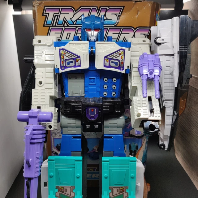 TRANSFORMERS DECEPTICON OVERLORD G1 1988 Takara Hasbro Complet Avec