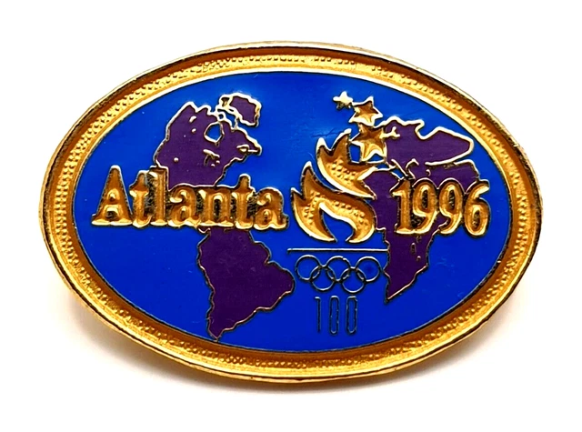PIN'S BELLSOUTH SPONSOR Jeux Olympiques JO Atlanta 32mm Signé ACOG 6g
