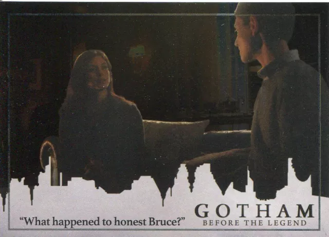 Gotham Season 2 Foil Parallel Base Card #43 ?What happened to honest Bruce??