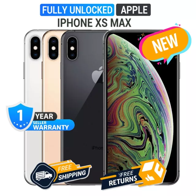 NEW Apple iPhone XS MAX Unlocked for ALL CARRIERS, ALL COLOR & CAPACITY