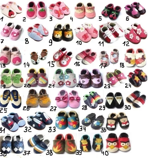 Babyschuhe, Krabbelschuhe, Lederpuschen, Puschen, Hausschuhe, Ballerinas, Tauf