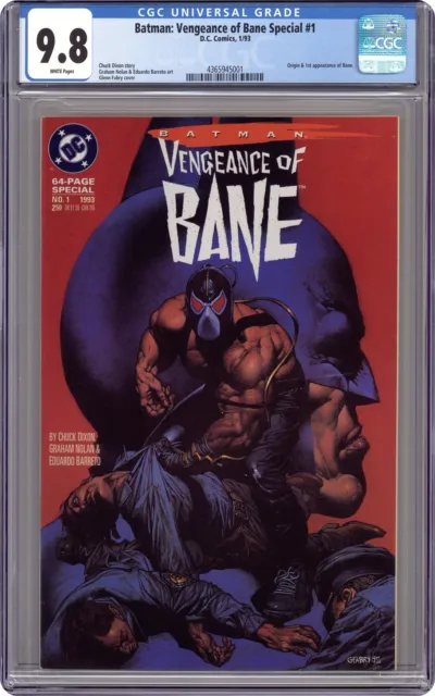 Batman Vengeance of Bane #1 1st Printing CGC 9.8 1993 4365945001