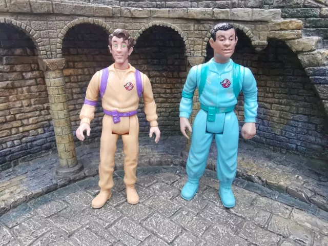 The Real Ghostbusters Action Figure Slimed Heroes Peter Venkman and Winston