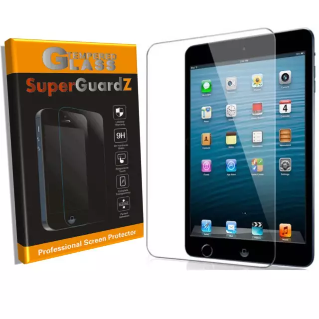 iPad Air 2 / air 1 SuperGuardZ Tempered Glass Screen Protector Saver + 3 Stylus