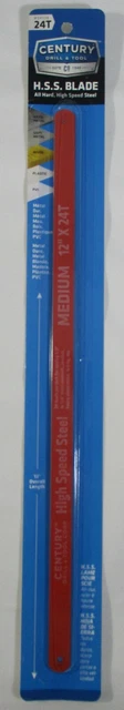 New Century Tools 12” Replacement Hacksaw Blade 24 Teeth 24T Cut Metal Wood PVC