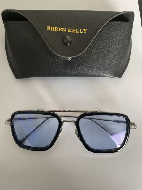 Dollger Retro Sonnenbrille Tony Stark Brille Vintage Quadratische Eyewear