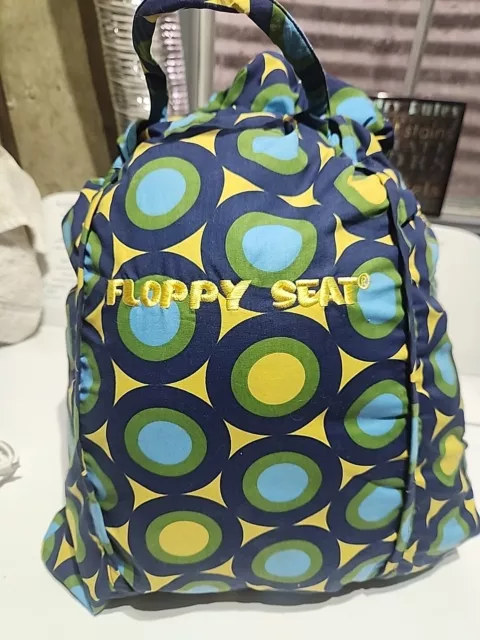Genuine Floppy Seat DELUXE  Shopping Cart Cover Highchair Cover BLUE NEW w/bag