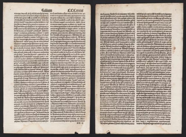 1497 Schedel Italia Italy Inkunabel Incunable Sheet Leaf Cccxxxvi
