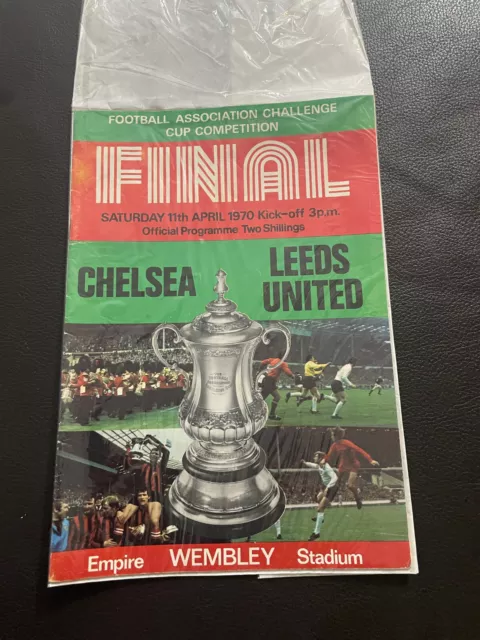 FA Cup Final Football Programme 1970 Chelsea v Leeds United