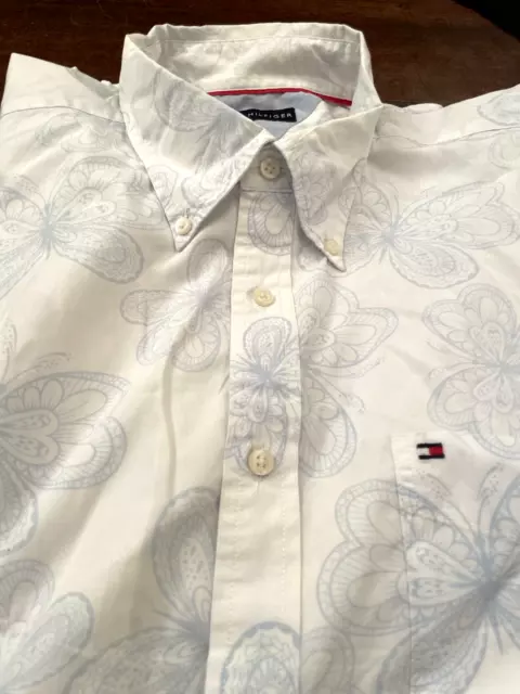 Camicia tempo libero TOMMY HILFIGER in cotone a maniche lunghe Taglia XL