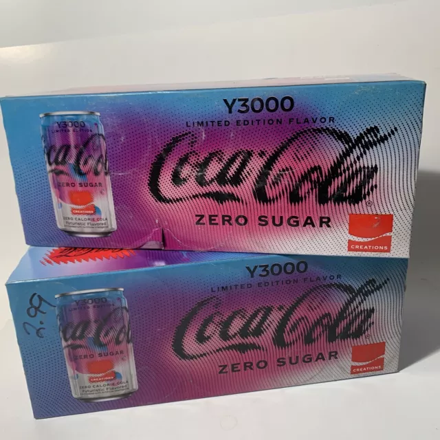 2 CASES COCACOLA (Coke) Creations Y3000 AI Flavor 20 Cans Zero Sugar 7.5oz 74.06 PicClick CA