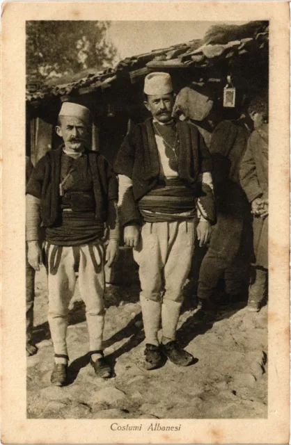 PC ALBANIA COSTUMI ALBANESI FOLKLORE (a53209)