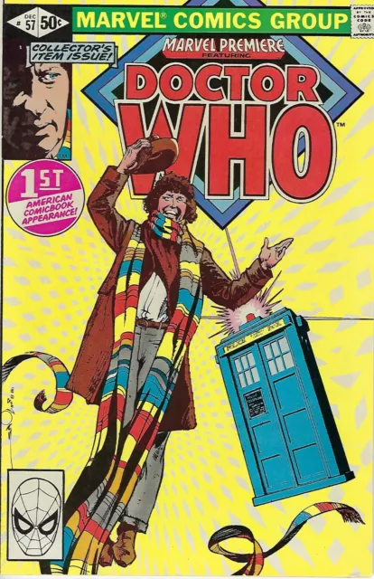 Marvel Premiere Featuring Doctor Who (1980) 1st App of 4th Doctor U.S. Comics