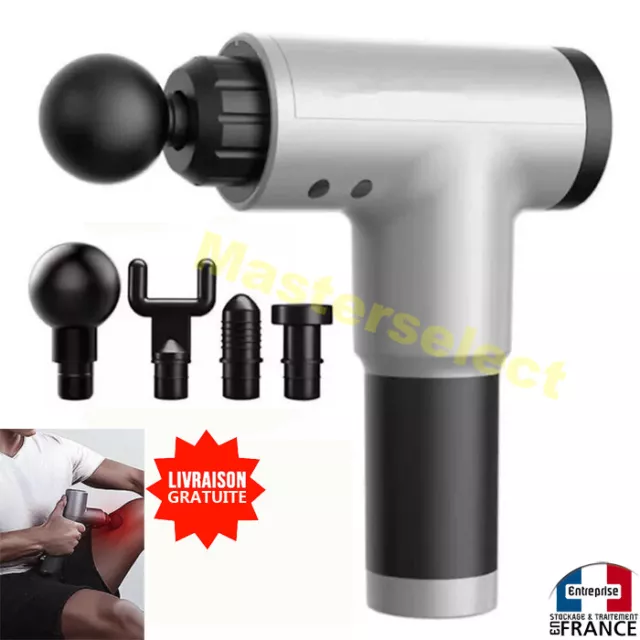 Pistolet de massage pour vibrations détente relaxation musculaire brûle graisse