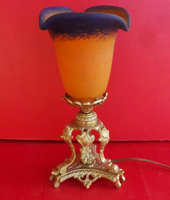 Lampe Vintage Ange Avec Tulipe Signée ANCE – Fabriquée En France (occasion)