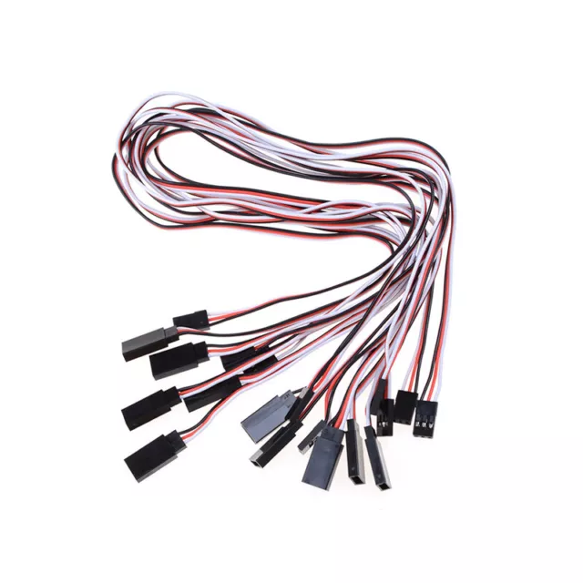 10x 50cm Servo Verlängerungskabel Kabel Anschlusskabel JR 50cm 26AWG Ne huCW* F1