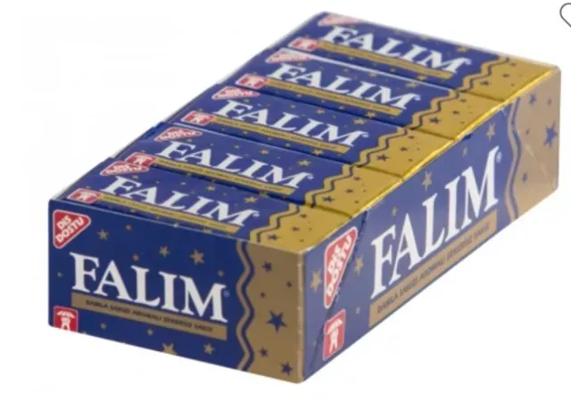Falim Melon Saveur Chewing Gum 20 x 5 pièces (100 pièces Falim