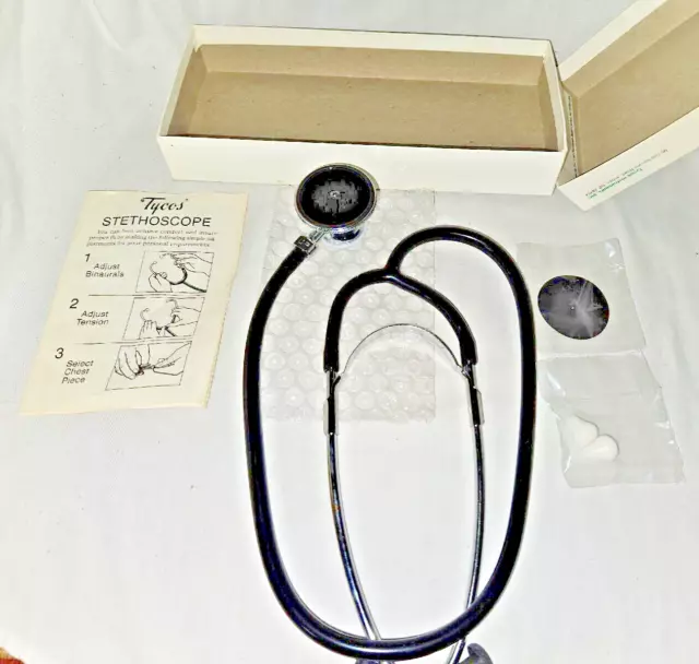 Tycos Howell Stethoscope Double Head NEW OLD STOCK VINTAGE MILITARY VERSION
