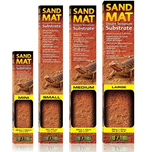 Exo Terra Sand Mat for Reptile Terrarium Hygienic Safe Desert Vivarium Substrate