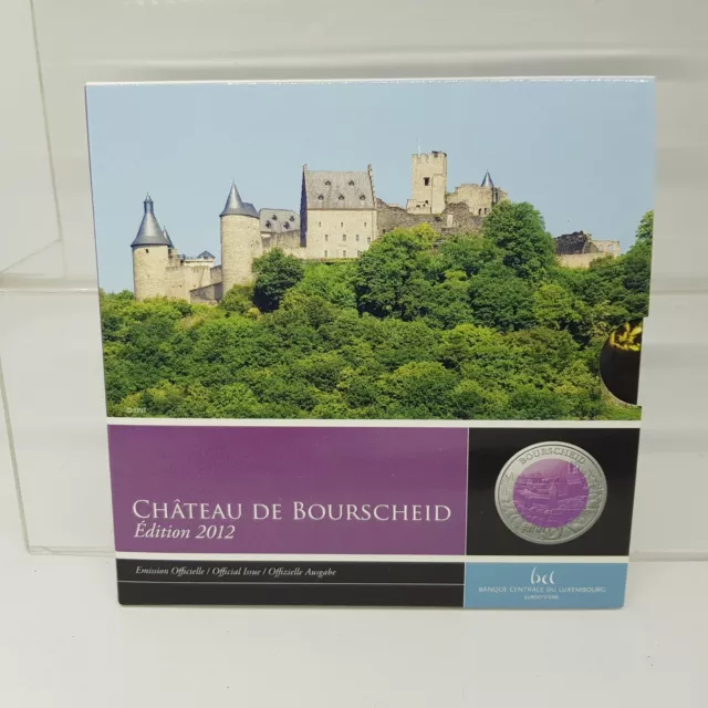 Luxemburgo 5 Euros 2012 Plata/Niobio - Proof - Castillo De Bourscheid