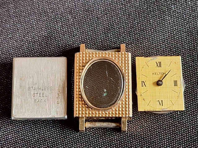 Montre Femme Kelton Armachoc Vintage Années 60 – Mécanique Manuelle – Bracelet Métal Argenté – 25mm