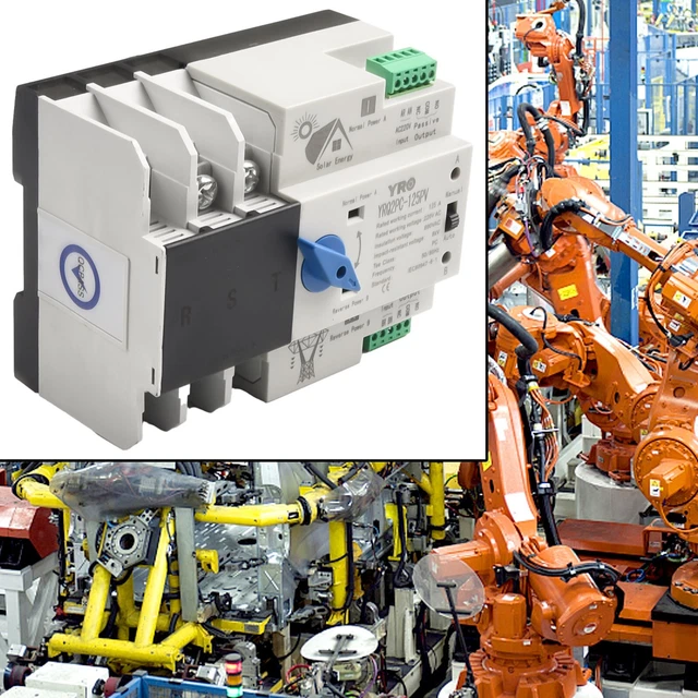 Interruttore Di Trasferimento Automatico ATS 230V 2P 100A: Doppia Alimentazione Con Commutazione Manuale E Automatica - 3
