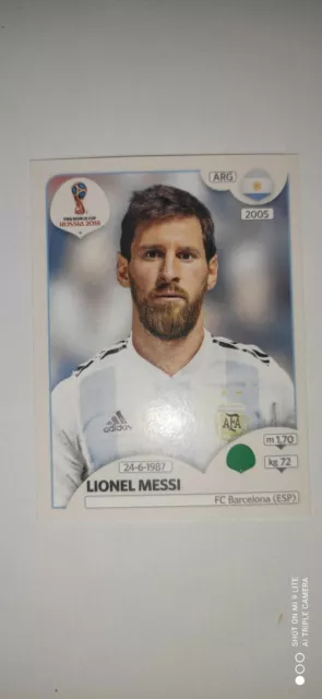 Fifa World Cup Russia 2018 Panini # 288 Lionel Messi  Argentina Mint New