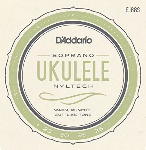 D'Addario EJ88S Nyltech Ukulele Strings, Soprano