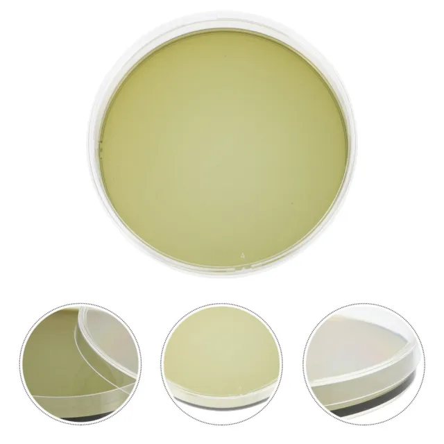 10 Pcs Laboratory Supplies Experiment Petri Dishes Round Prepoured Plates Agar