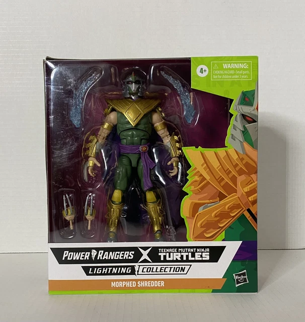 Hasbro Power Rangers Lightning Green Ranger Shredder Deluxe Action Figure
