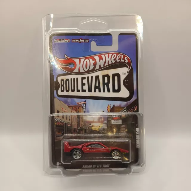 HOT WHEELS BOULEVARD FERRARI F40 AHEAD OF ITS TIME In Protector Case