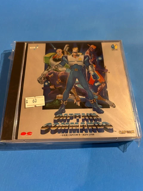 CAPTAIN COMMANDO MUSIC Soundtrack CD Japanese G.S.M. CAPCOM