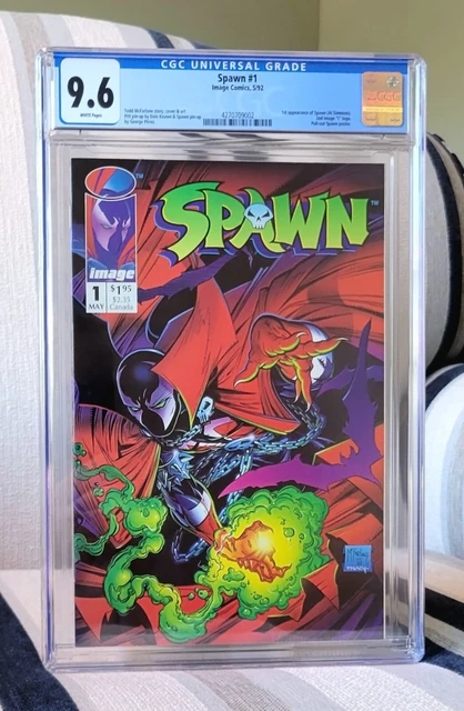 Spawn #1 (1992) CGC 9.6 White Pages, Key Todd McFarlane, 1st Appearance of Spawn