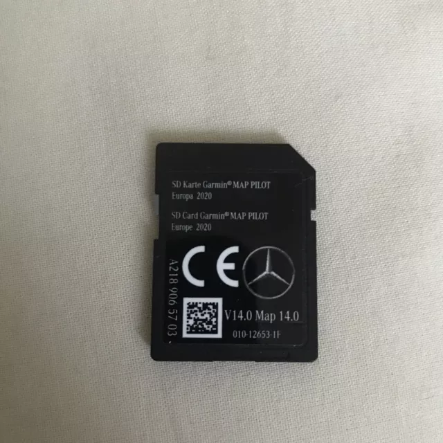 Genuine Mercedes A218 906 57 03 V14.0. 2020 Sat Nav Sd Card. Map Pilot. Garmin