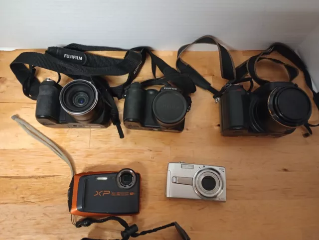 ASIS Fujifilm Digital Camera Lot Of 5 (Read Description)