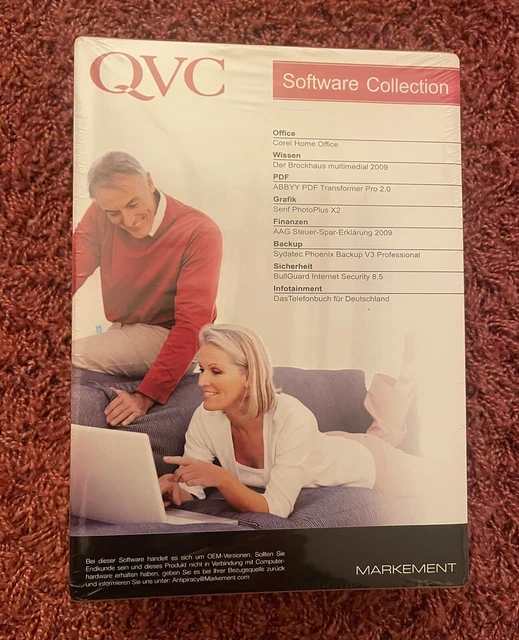 QVC Software Collection / 8 programmi in IMBALLO ORIGINALE!