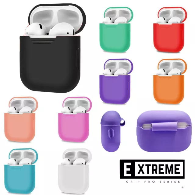 For Apple AirPods 1 2 Case Cover Silicone Skin AirPod Pro Earphone Charger Cases